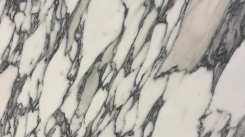 Close-Up of White Marble with Intense Gray Veins Vídeos de archivo 333130801