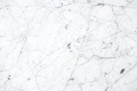 Close up of white marble texture with gray lines. Stock Photos