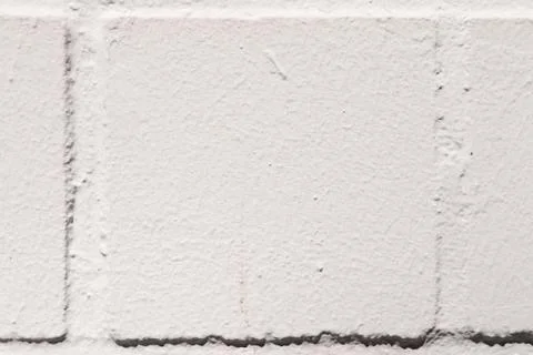 Close-up of a white painted brick wall Stock Photos