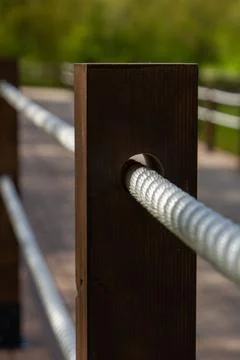 Close-Up Of A White Rope   Stock Photos