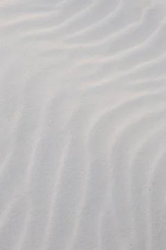 Close-Up of White Sand Texture 스톡 사진