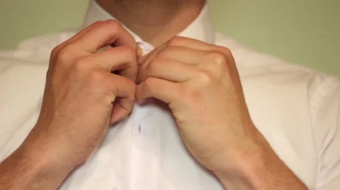 Close-up White Shirt Stock Footage 62828088