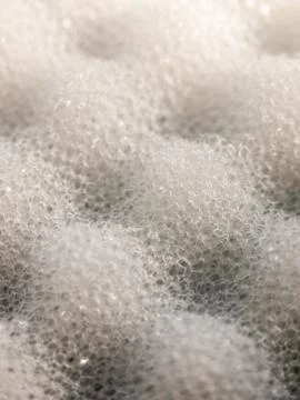 Close up of white sponge texture bathroom macro comfort Stock Photos