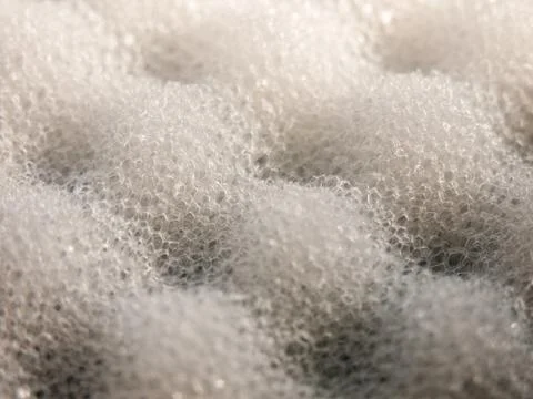 Close up of white sponge texture bathroom macro comfort Stock Photos