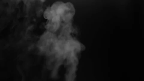 Close up of white steam smoke shot up on... | Stock Video | Pond5