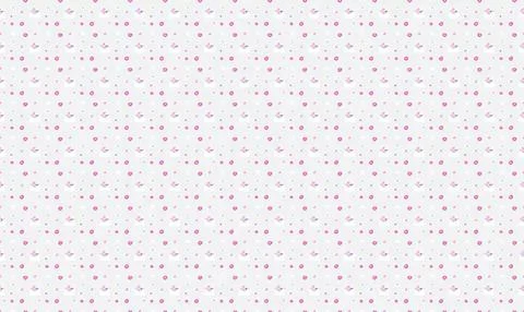 Close-up of a white surface with small black and pink dots Ilustración de archivo