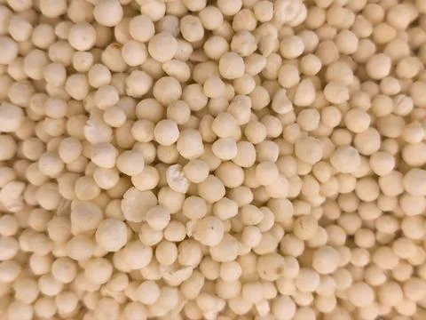Close up of White Tapioca Pearls Sago Seeds, Common Ingredient in Asian Desserts Stock Photos