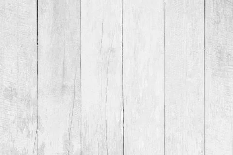 Close-up of white wood pattern and texture for background. Rustic wooden vert Stock Photos