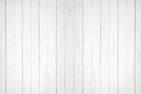 Close-up of white wood pattern and texture for background. Rustic wooden ve.. Stock Photos