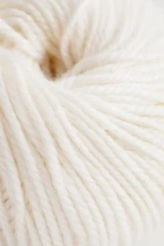 Close up of White Woolen Clew Stock Photos