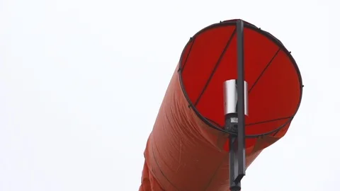 Close Up Wind Sock Video stock 92330701
