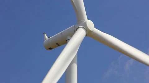 Close up of a wind turbine Stock-Footage 41379272