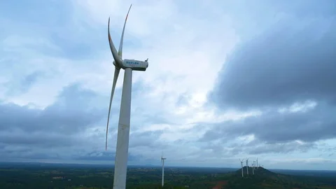 Close up of a windmill 動画素材 117403450