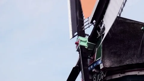  Close Up of windmill wings Stock Footage 85394154