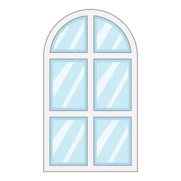 Close window frame icon, cartoon style Ilustración de archivo