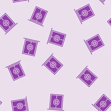 Close window glyph seamless pattern イラスト素材