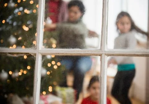 Close up of window panes Stock Photos