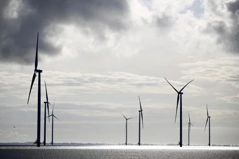 Close up of a windturbine Stock Photos