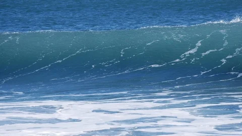 Close up of windy ocean waves. Stock Footage 105354896