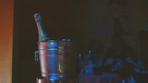 Close up of wine basket Stock Footage 86378163