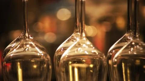 A close up of wine glasses Stock Photos