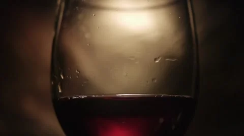 Close-Up Wine Poured Into Glass Stock Footage 41785233