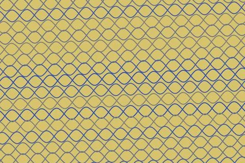 Close-up of wire mesh with yellow and orange background Stock Illustration