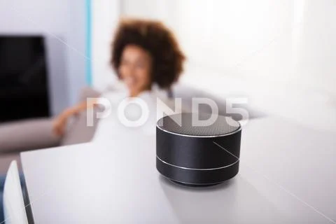 Close-up Of Wireless Speaker Stock Photos