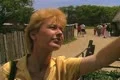 Close up of woman looking up at something Footage