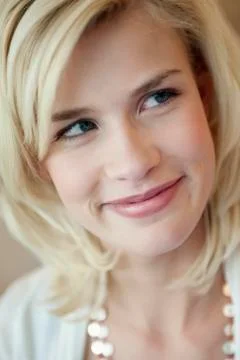 Close-up of a woman smiling Stock Photos