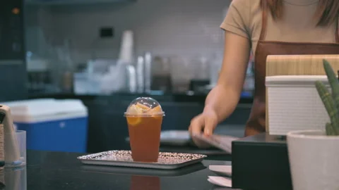 Close up woman using mobile scan QR or NFC payment on smartphone Stock Footage 140539849