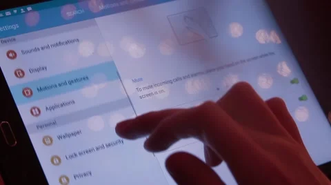 Close-up of woman using touchpad Stock Footage 60626023