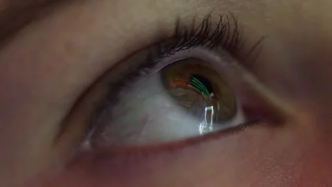 Close-up of woman's eye Stock Footage