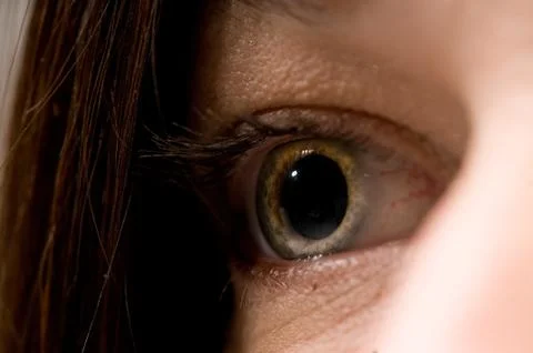 A close up of a Woman's eye Stock Photos