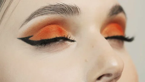 Close-up of woman's eyes. Stock-Footage 121340463