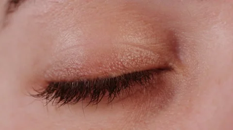 Close up of a woman's eye,special light brown color 库存影片 59368206