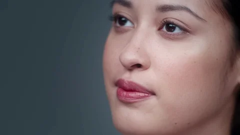 Close up of womans face. Stock Footage 90708781