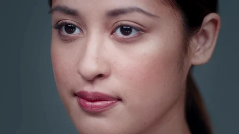 Close up of womans face. Stock Footage 90709137