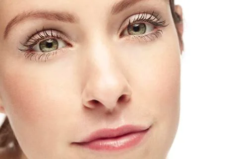 Close up of a woman's face Stock Photos