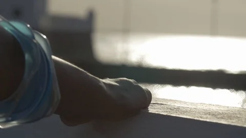 Close up of a woman's hand Video stock 128075239