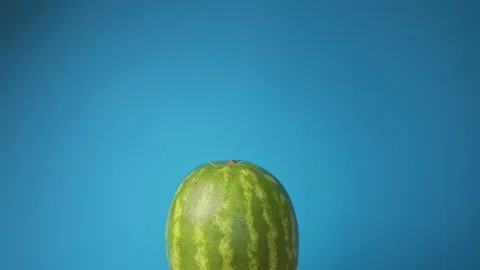 Close up of woman's hand taking out piece of ripe watermelon and many hands show Video stock 136414465