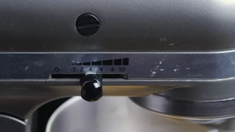 Close up on woman's hands operating the mixer at medium speed 스톡 동영상 167689206