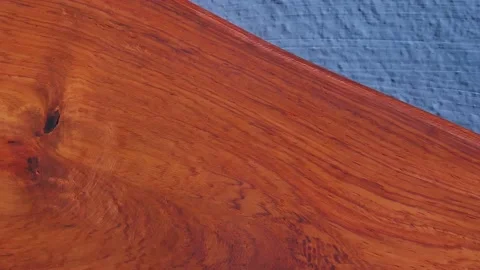 Close up on wood texture cutting board footage. Stock Footage 149246270