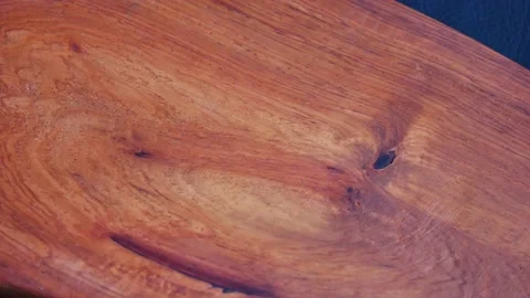 Close up on wood texture cutting board footage. Stock Footage 149247862