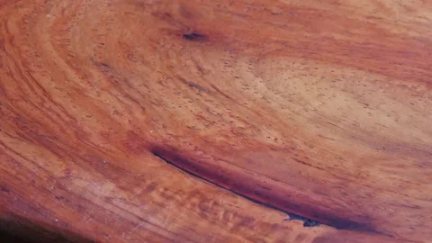Close up on wood texture cutting board footage. Stock Footage 149248016