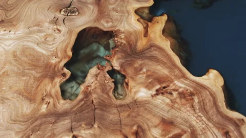 Close up wood texture on dark background. Copy space Stock Footage 135611386