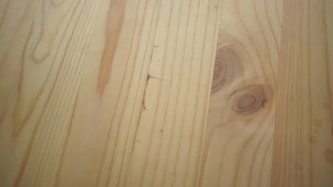 Close up of wooden table, shoot macro texture. Carpenter white cover Video stock 104191740
