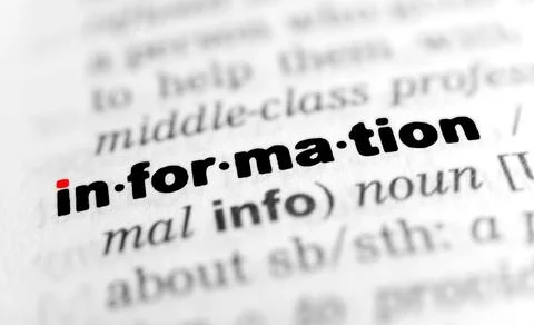 Close-up of a word in English dictionary with initial, definition and transcript 스톡 사진