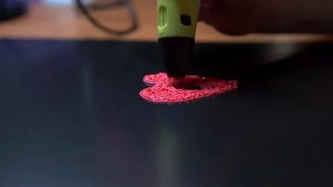  close-up work 3d pens. Stock Footage 170620770