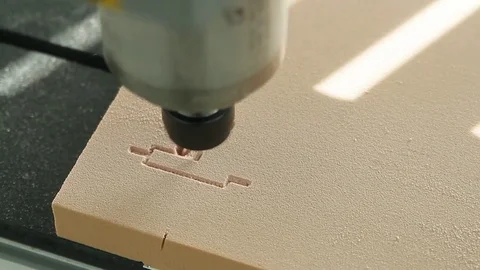 A close-up of the work of the drilling machine. Stock Footage 84785942